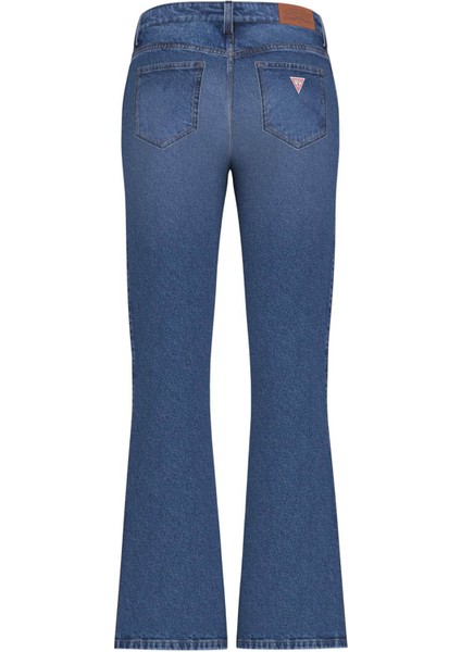Kadın Ispanyol Paça Regular Fit Jean Pantolon - Mavi fırsatları