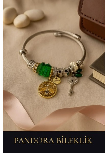 Paslanmaz Charm Bileklik – Modern ve Dayanıklı Tasarım