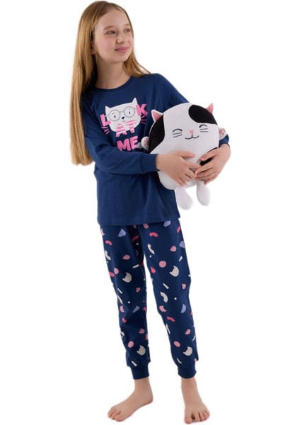 Kız Çocuk Indigo Pijama Takımı 3696-2 fiyatları