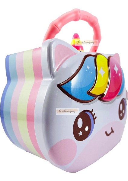 Sevimli Tek Boynuzlu At Tasarımlı Kilitli Metal Kumbara – 13.5X10.5 Cm, Renkli, Dayanıklı modelleri