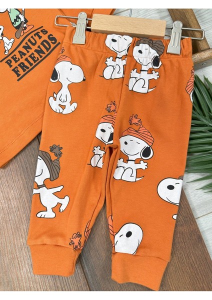 Animal Baskılı %100 Pamuk Yumuşak Doku Erkek Bebek Pijama Takımı fiyatları