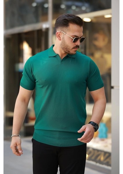 Erkek Hemşire Yaka Kısa Kollu Tişört