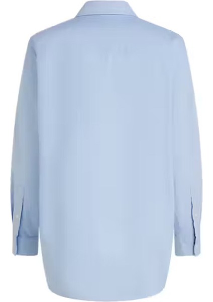 Kadın Rahat Kesim Oxford Gömlek - Mavi fiyatları