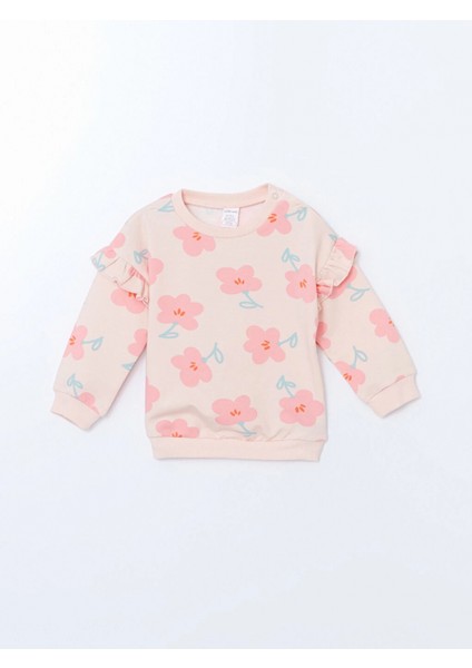 Lcw Baby Pembe Bisiklet Yaka Kız Çocuk Sweatshirt ve Tayt fiyatları