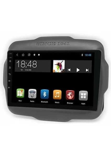MYG-432 Serisi Jeep Renegade 2014-2018 Model Uyumlu 4gb Ram 32GB Hafıza QLED Carplay Android Auto Destekli Multimedya Oem Navigasyonlu Teyp