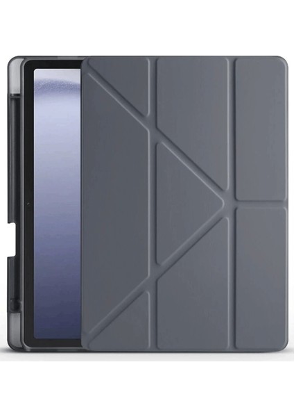 Newface Xiaomi Redmi Pad Pro 12.1 Kılıf Kalemlikli Mars Tablet Kılıfı - Koyu Gri