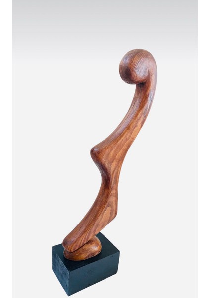 Soyut Model Heykel Ahşap El Oyması Sanatsal Dekoratif Biblo fiyatları