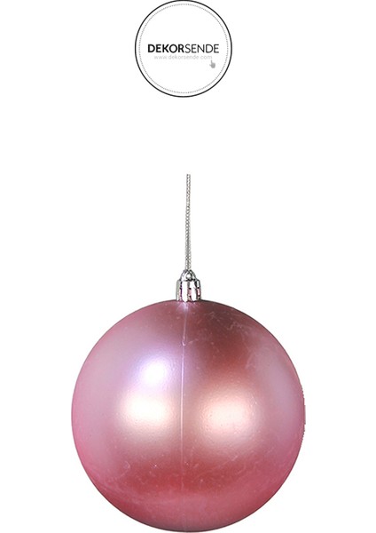 Yılbaşı Süsü 3'lü Top Pembe 10 cm fırsatları