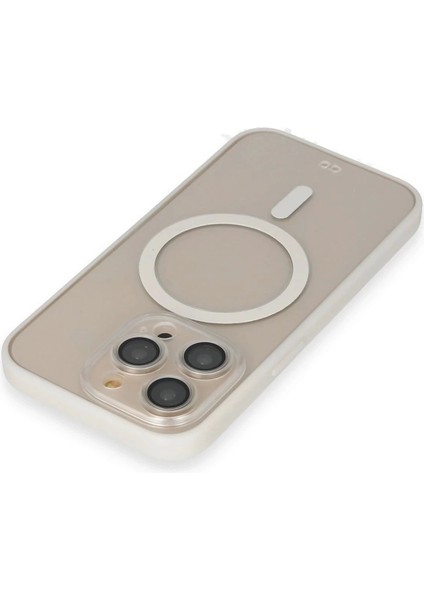Newface iPhone 13 Pro Kılıf Grand Magneticsafe Kapak - Beyaz fırsatları