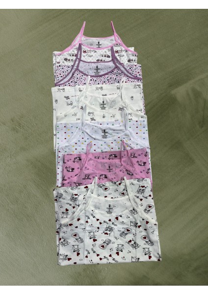 Kız Çocuk Atlet 6lı