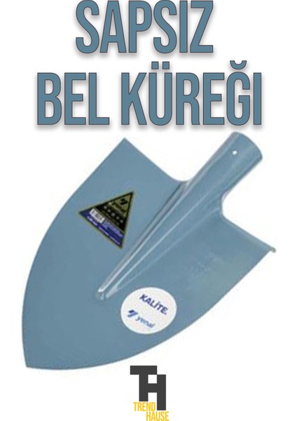 Yenal Çelik Bel Küreği Tam Sivri Sapsız