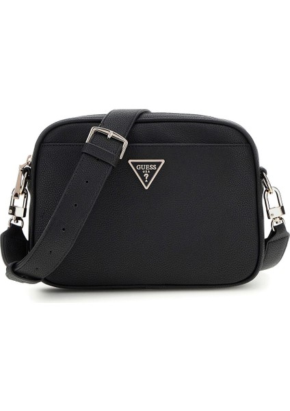 Kadın Geniş Askılı Kamera Çantası - Siyah