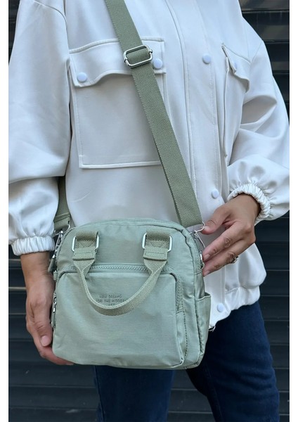 Ithal Klinkır Kumaş Unisex Omuz Çantası fırsatları