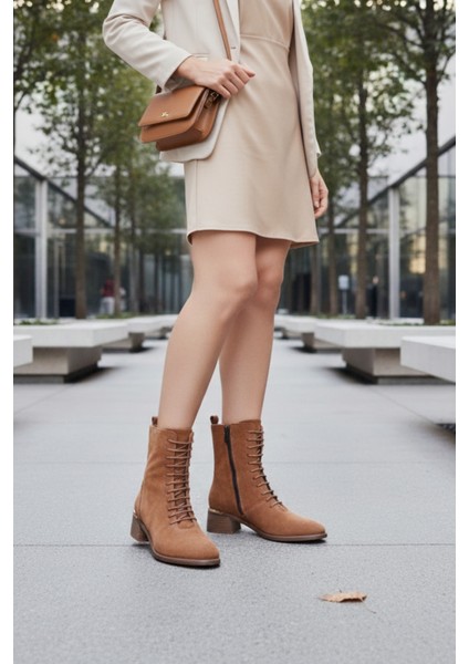 Kadın Deri Süet Bot 26103551K