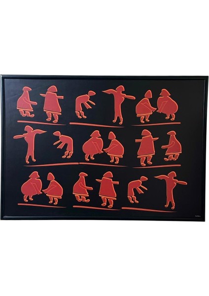 Dekoratif Soyut Tablo 70 x 100 cm CAN003 - Ev - Otel - Ofis - Hastahane - Kafe - Restourant Dekorasyonu fiyatları