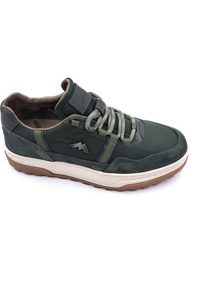 Mrcomen M22492 Hakiki Süet Deri ve Kanvas Haki Yeşil Erkek Sneaker Ayakkabı fiyatları