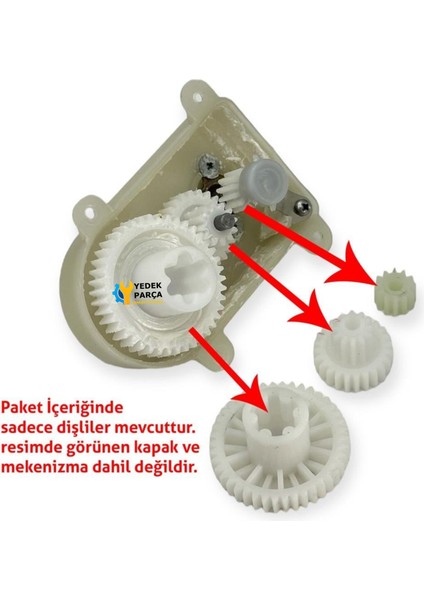 Beko Uyumlu Rhb 2910 Blender Hazne Kapağı Dişli Tamir Seti modelleri