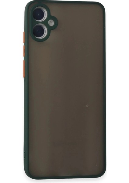 Newface Samsung Galaxy A05 Kılıf Montreal Silikon Kapak - Yeşil