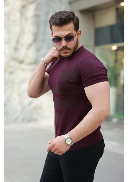 Erkek Bisiklet Yaka Kısa Kollu Tişört fiyatları