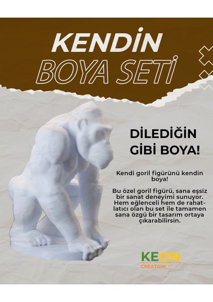 Kendin Boya Seti – Goril fiyatları