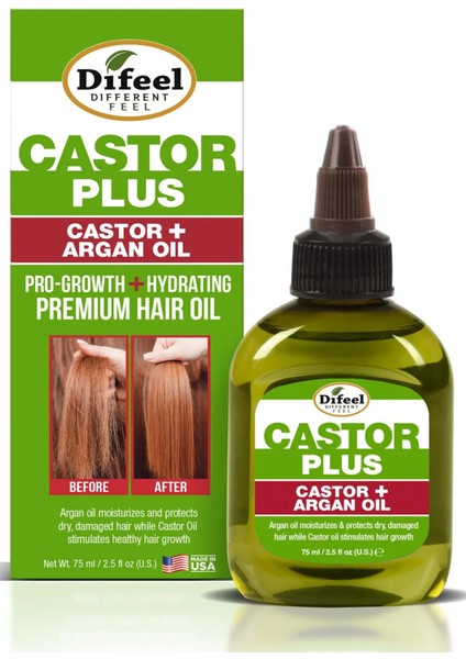 Castor + Argan Saç Bakım Yağı 75 ml