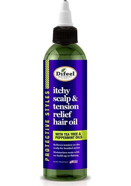 Örgülü Saçlar Için Kaşıntı ve Gerginlik Karşıtı Saç Bakım Yağı 237 ml
