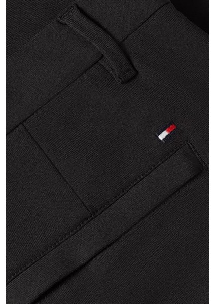 Erkek Teknik Örgü Kumaş Chino Pantolon - Siyah modelleri