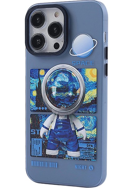 Newface iPhone 14 Pro Kılıf Prada Desenli Kapak - Prada Mavi - 1 fiyatları