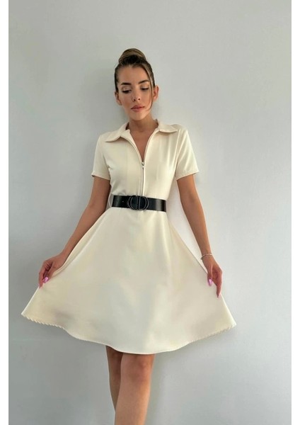 Kemik Kemerli Spor Elbise