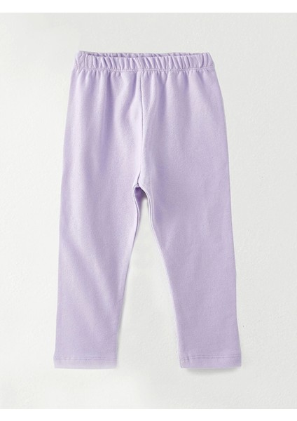 Lcw Baby Lila Bisiklet Yaka Uzun Kollu Baskılı Kız Bebek Sweatshirt ve Eşofman Alt 2'li Takım modelleri