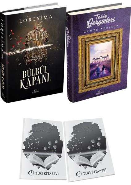 Tablo Gezginleri 2 Ciltli ve Ephesus Yayınları Bülbül Kapanı 2 Ciltli Loresima 2li Set + Hediyeli