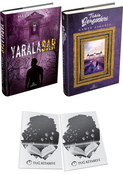 Tablo Gezginleri 2 Ciltli ve Ephesus Yayınları Yaralasar 3 Ciltli Maral Atmaca 2li Set + Hediyeli