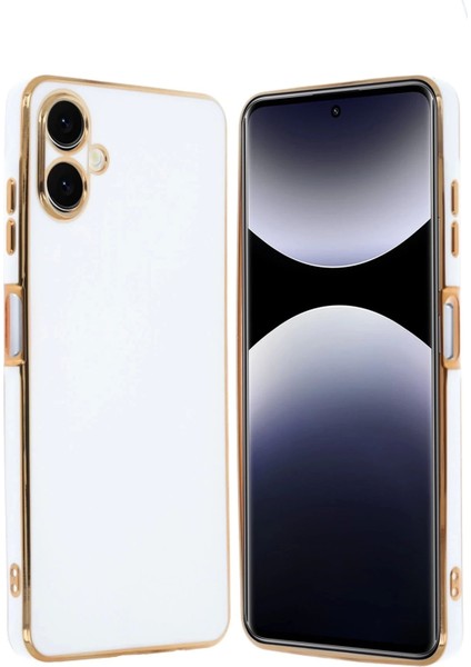 Newface Samsung Galaxy A06 Kılıf Volet Silikon - Beyaz fiyatları