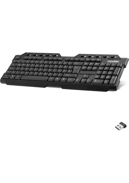 Wıreless Multımedıa Klavye Q Siyah ND864