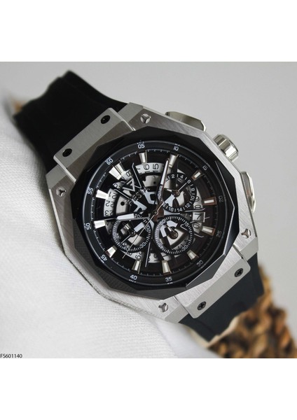 FS601140 Silikon Kordonlu Erkek Kol Saati