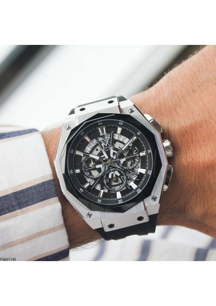 FS601140 Silikon Kordonlu Erkek Kol Saati modelleri
