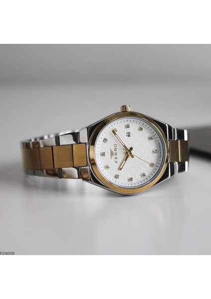 F21631D Çelik Kordonlu Kadın Kol Saati