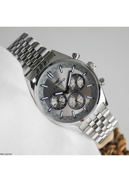 FM11647A4 Çelik Kordonlu Erkek Kol Saati