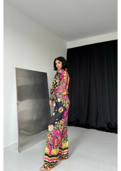 Desenli Gömlek ve Desenli Pantolon Takım modelleri