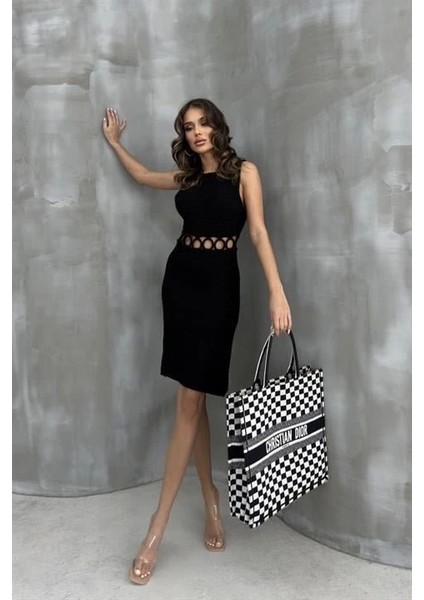 Estelya Cut Out Mini Elbise 2571-01 indirimleri