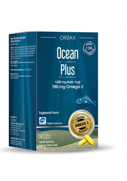 Orzax Ocean Plus 50 Kapsül