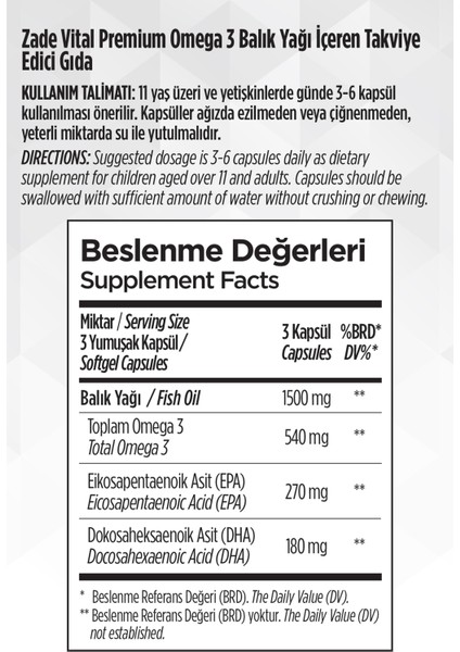 Premium Omega 3 Balık Yağı Genel Destek 45 Kapsül fiyatları