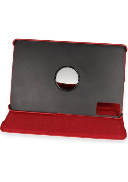 Newface Xiaomi Redmi Pad Kılıf 360 Tablet Deri Kılıf - Kırmızı modelleri