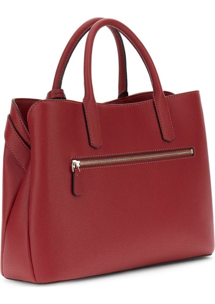 Kadın Aksesuarlı ve Toka Detaylı El Çantası - Kırmızı fiyatları