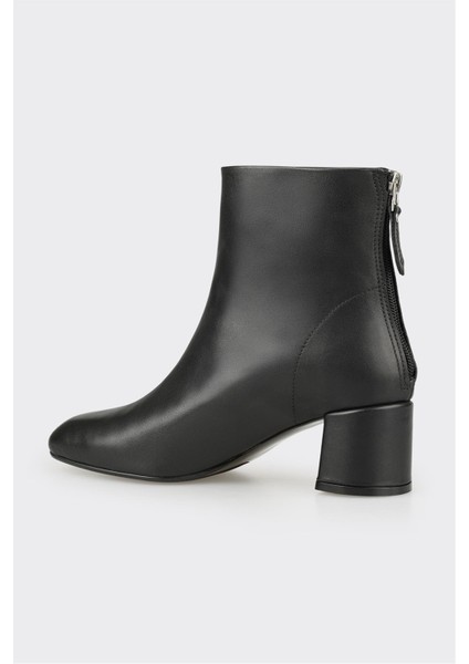 Siyah Deri Kadın Klasik Bot modelleri
