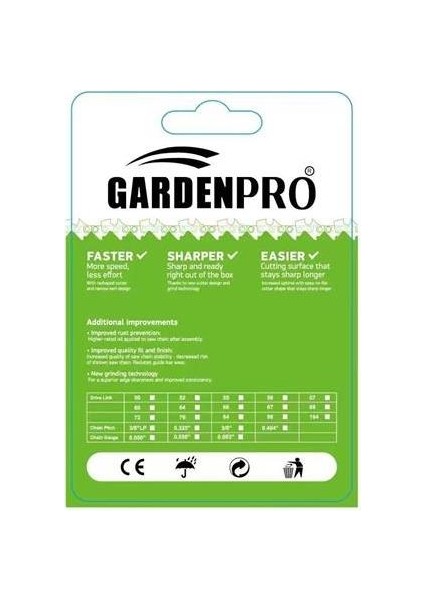 A510 Motorlu Testere Zinciri Köşeli 36 Diş 3.25 modelleri