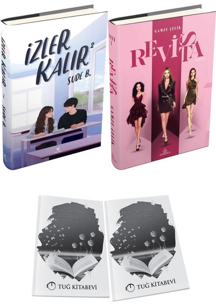 Revista Ciltli ve Izler Kalır 2 Ciltli Sude B. 2li Set + Hediyeli