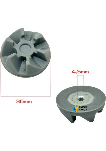 Bir Çok Marka Ile Uyumlu Smoothie/shake Kişisel Blender Bıçak Dişlisi Kaplin Gri Büyük fiyatları