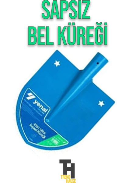 Yenal Çelik Bel Küreği Az Sivri Sapsız