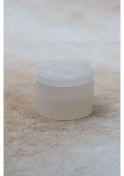 Selenit Doğal Taş Silindir Kutu modelleri